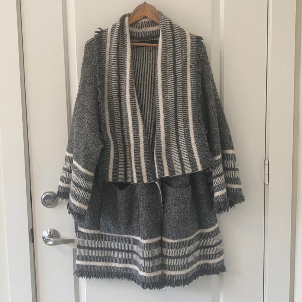 Zara knit cardigan oversized